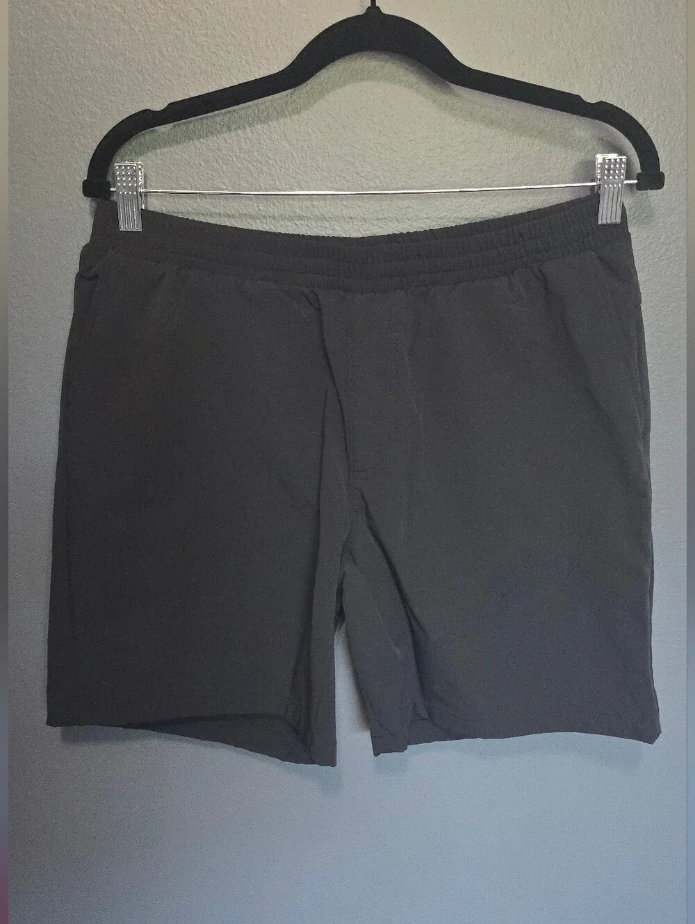 FLX Active Outdoors Elastic-Waist Black Shorts  7